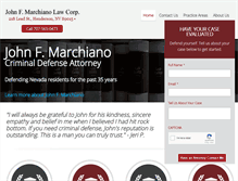 Tablet Screenshot of marchianolawcorp.com